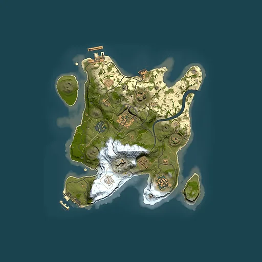 Rust map seed 2056483221, 2500x2500m top-down preview