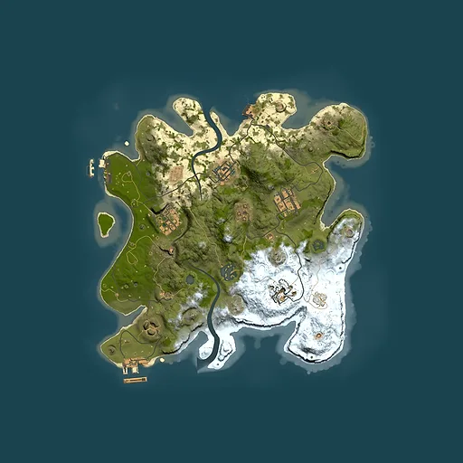 Rust map seed 1570552613, 3000x3000m top-down preview