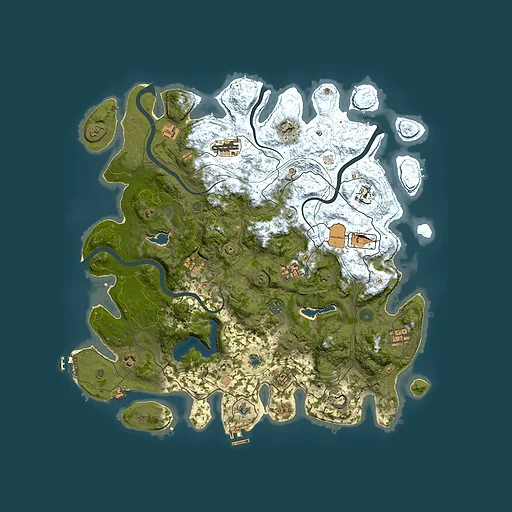Rust map seed 182532557, 4500x4500m top-down preview