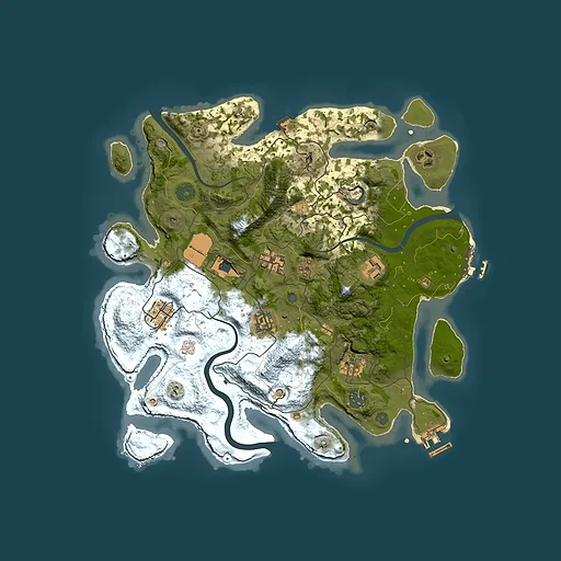 Rust map seed 795863637, 3500x3500m top-down preview