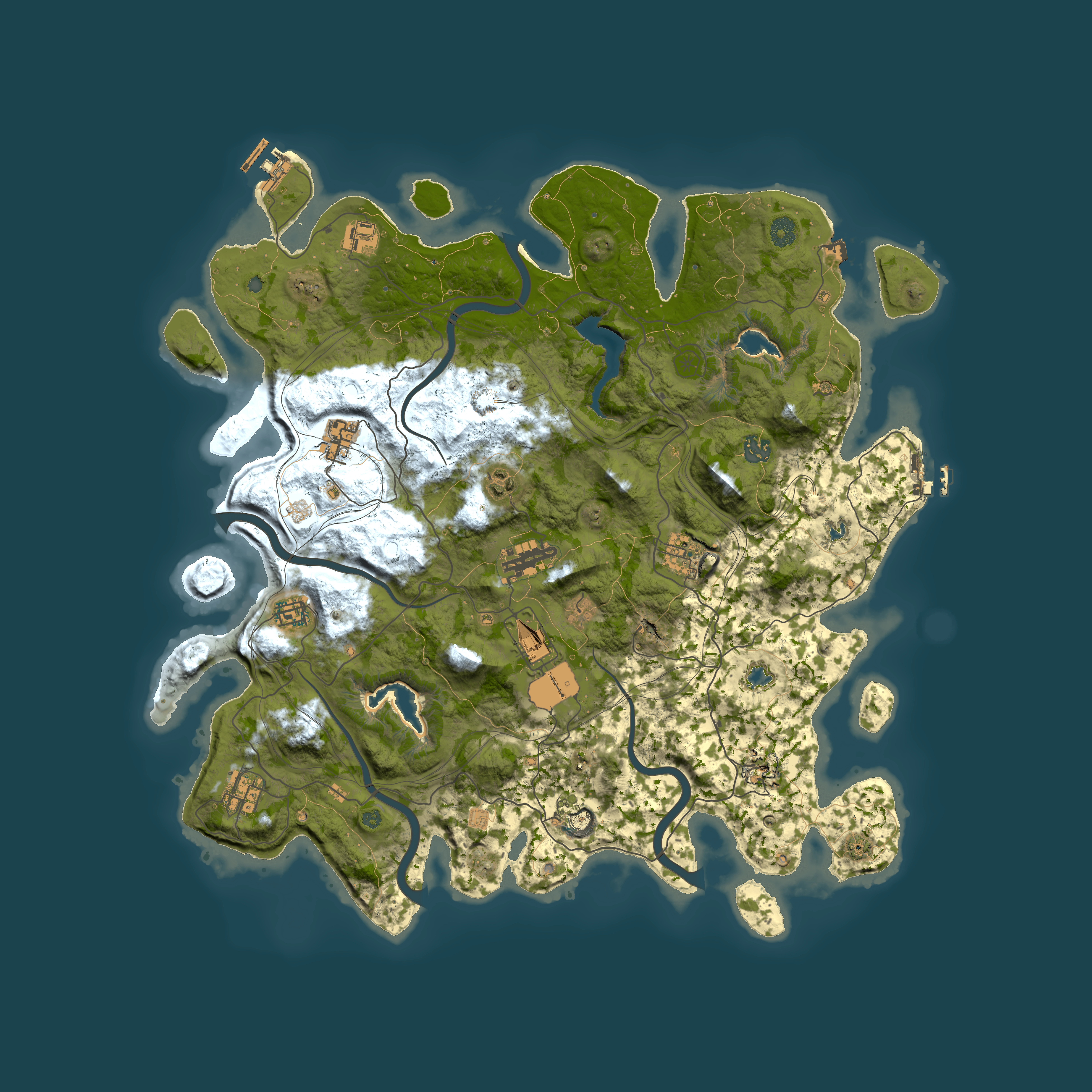 Full top-down render of Rust map seed 478495594, 4500x4500m