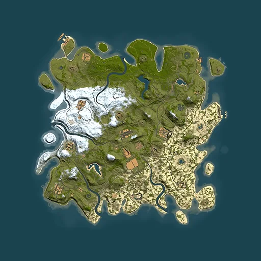 Rust map seed 478495594, 4500x4500m top-down preview