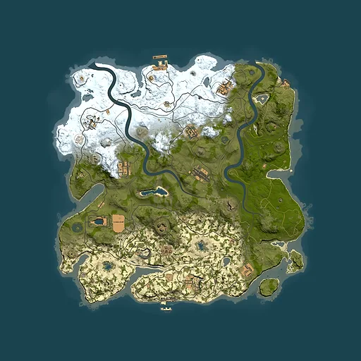 Rust map seed 1788228036, 4000x4000m top-down preview