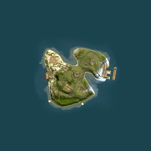 Rust map seed 1332592701, 1500x1500m top-down preview
