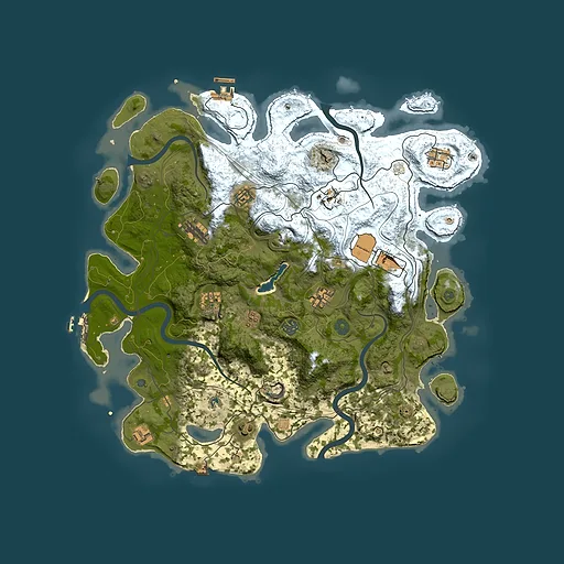 Rust map seed 75032660, 4255x4255m top-down preview