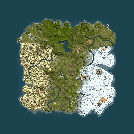 Rust map seed 959606742, 4500x4500m top-down preview
