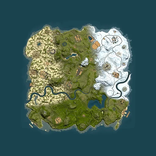 Rust map seed 15777527, 3750x3750m top-down preview