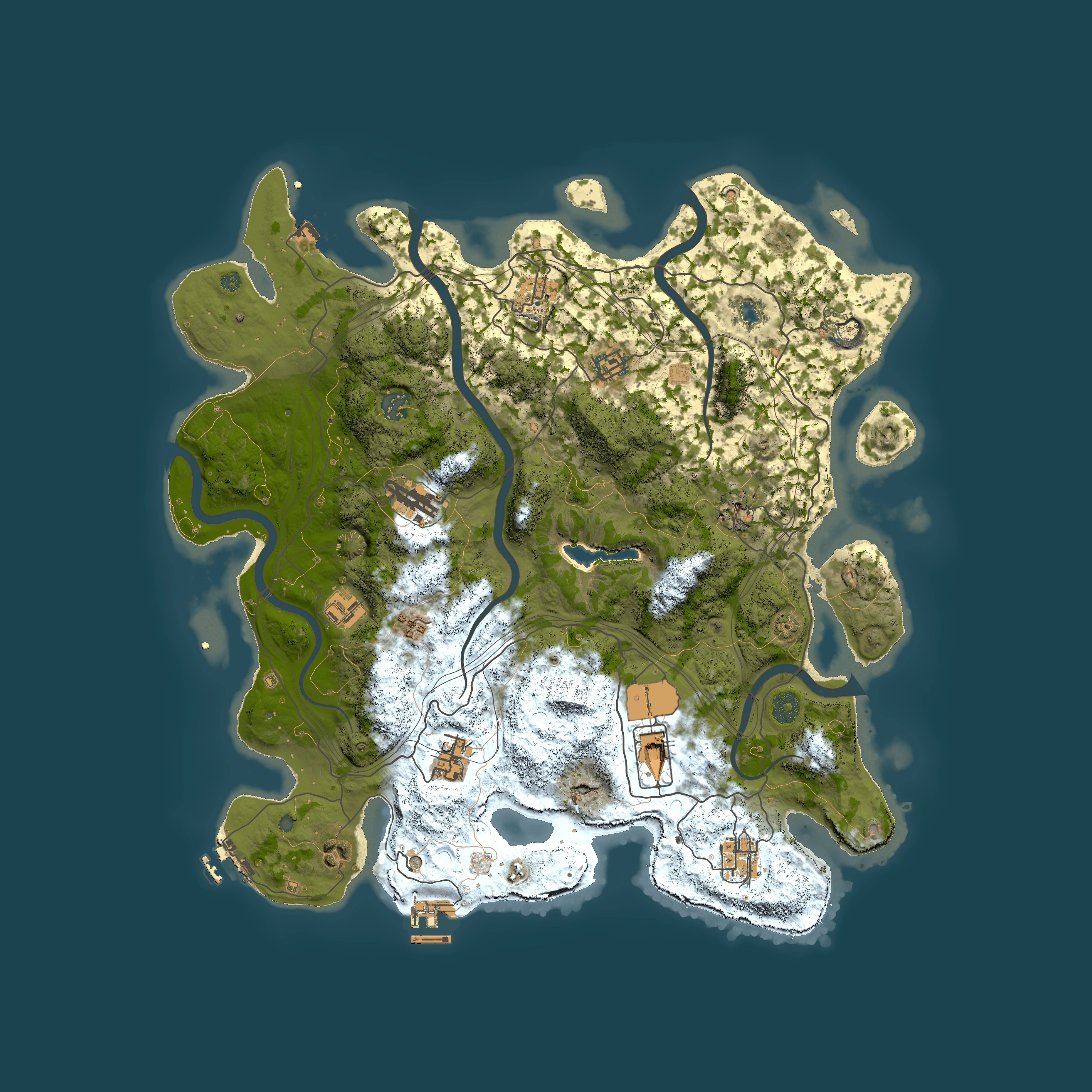 Full top-down render of Rust map seed 1786040928766, 4250x4250m