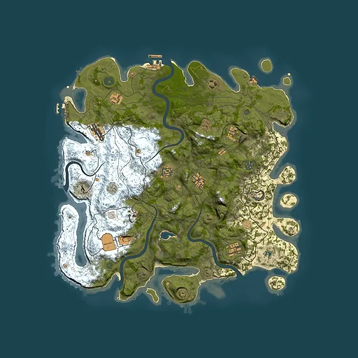 Rust map seed 838385064, 4250x4250m top-down preview