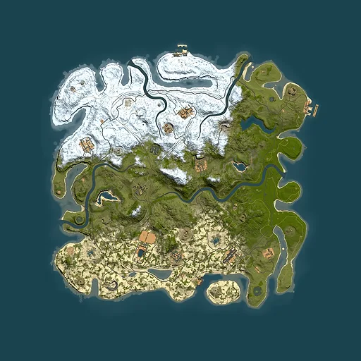 Rust map seed 1198477580, 4555x4555m top-down preview