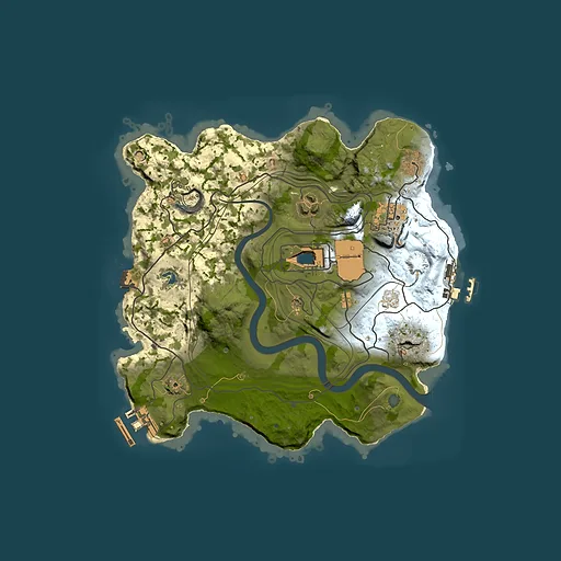 Rust map seed 1337, 2550x2550m top-down preview
