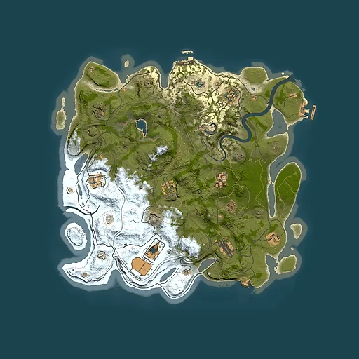Rust map seed 1337, 3800x3800m top-down preview