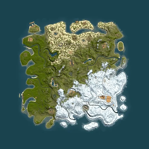 Rust map seed 2039259958, 4902x4902m top-down preview
