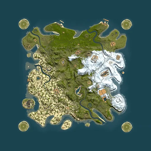 Rust map seed 1337, 4250x4250m top-down preview