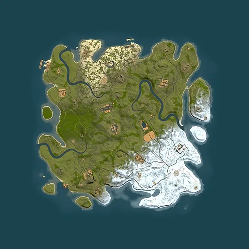 Rust map seed 1112022, 4250x4250m top-down preview
