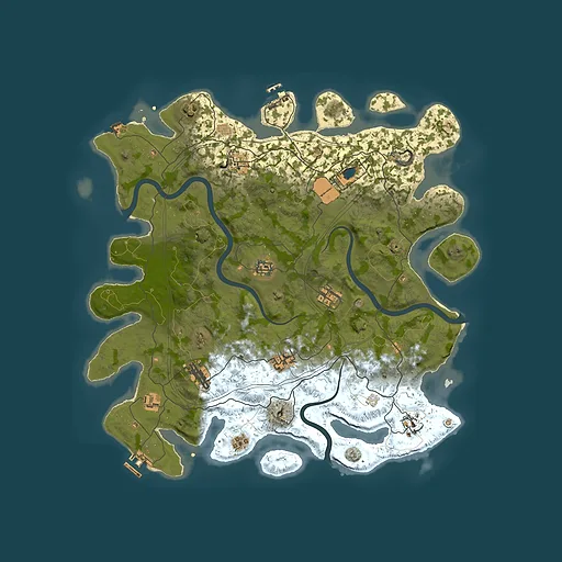 Rust map seed 1337, 4250x4250m top-down preview