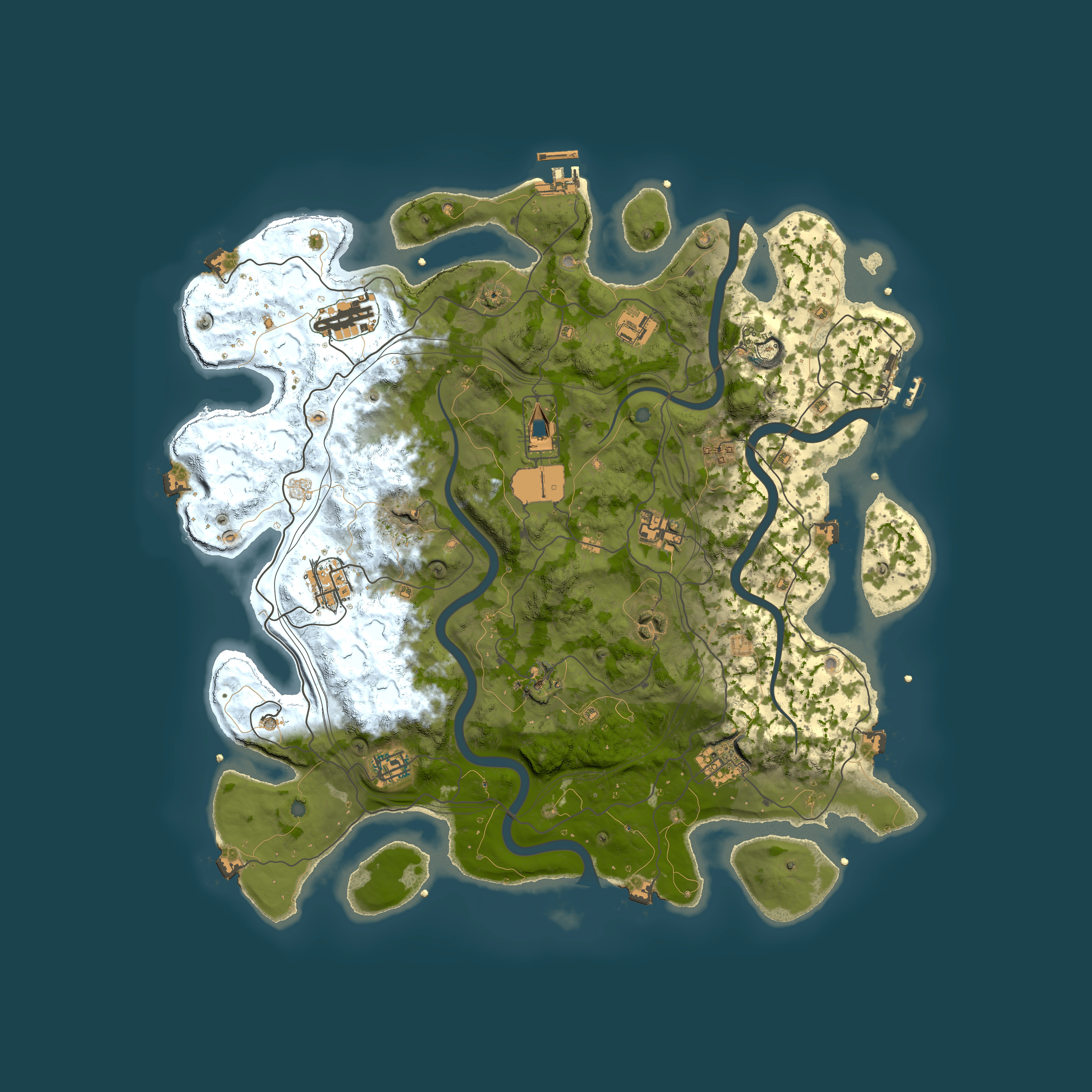 Full top-down render of Rust map seed 349607695, 4199x4199m
