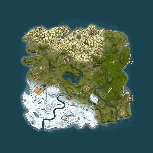 Rust map seed 1728993471, 4000x4000m top-down preview