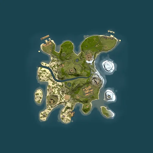 Rust map seed 755980519, 2500x2500m top-down preview